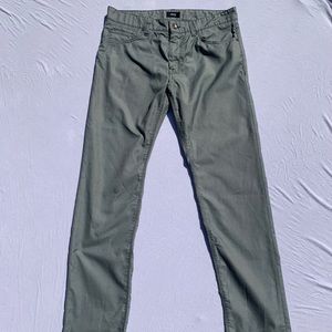 Hugo Boss Gray stretch Maine regular fit pants